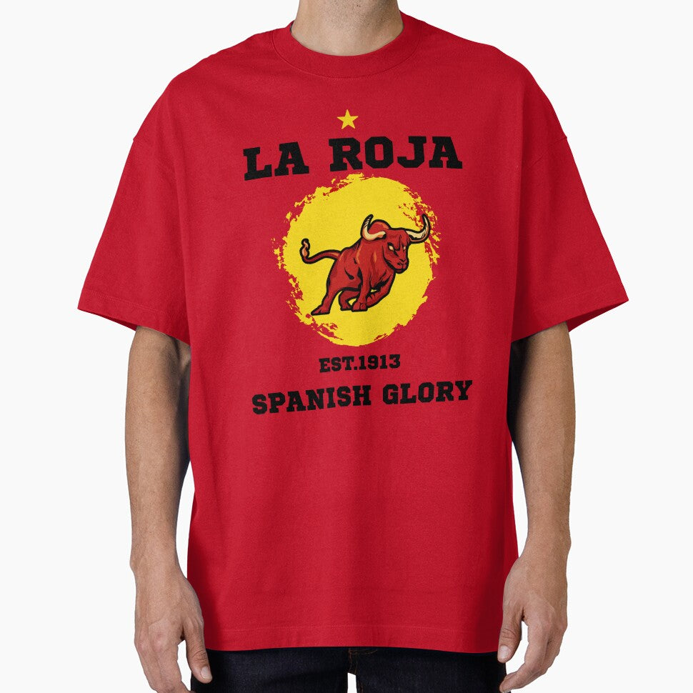 La Roja Spanish Bull Football Fan Graphic by WildTrace