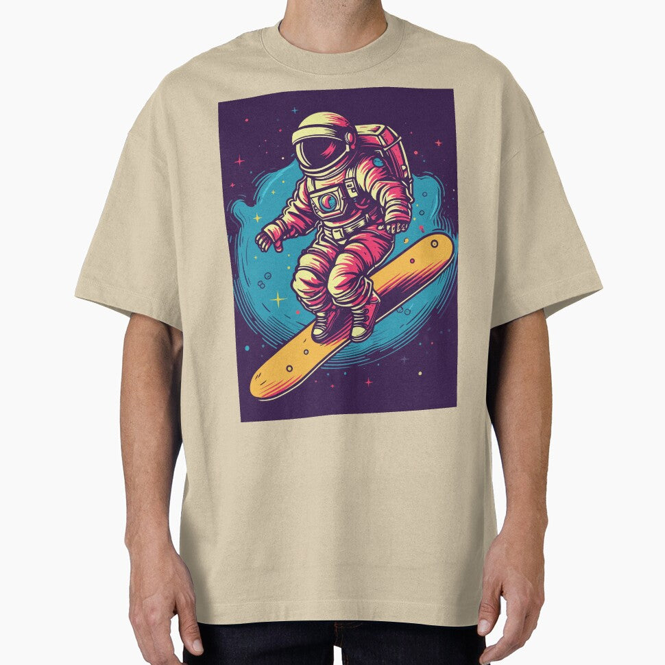Astronaut Surfing in Space by ChelaDesigns