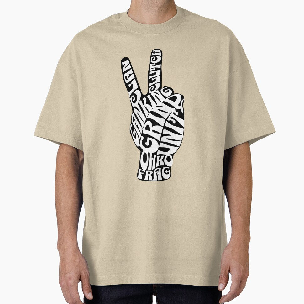 "Gamer Guy Peace Sign" T-Shirt by PanwarTees