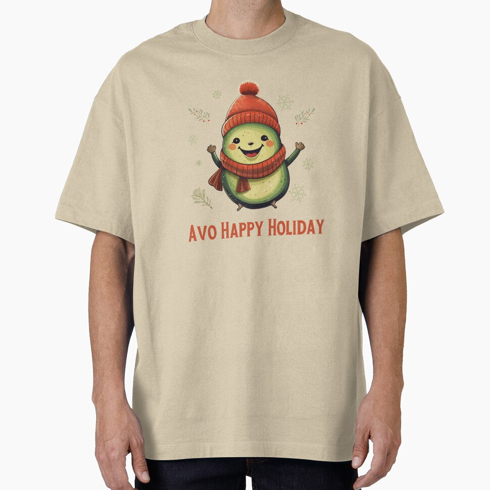 Avocado Holiday Greetings: Avo Happy Holiday by minjagoods