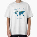 Collect Moments Not Things – Travel World Map Design by MIArt Studio