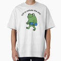 Off to exhale The Shit Funny International Yoga Day Frog Meme by gunaone-design