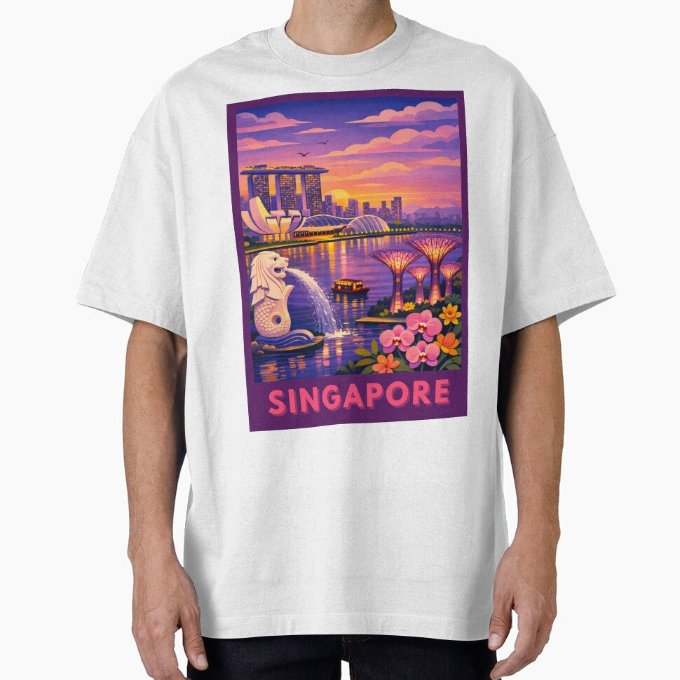 Singapore Travel Poster by MatthewHeights