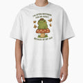Cute Frog on Mushroom – Funny Adulting Quote Retro Aesthetic Design by Florarts