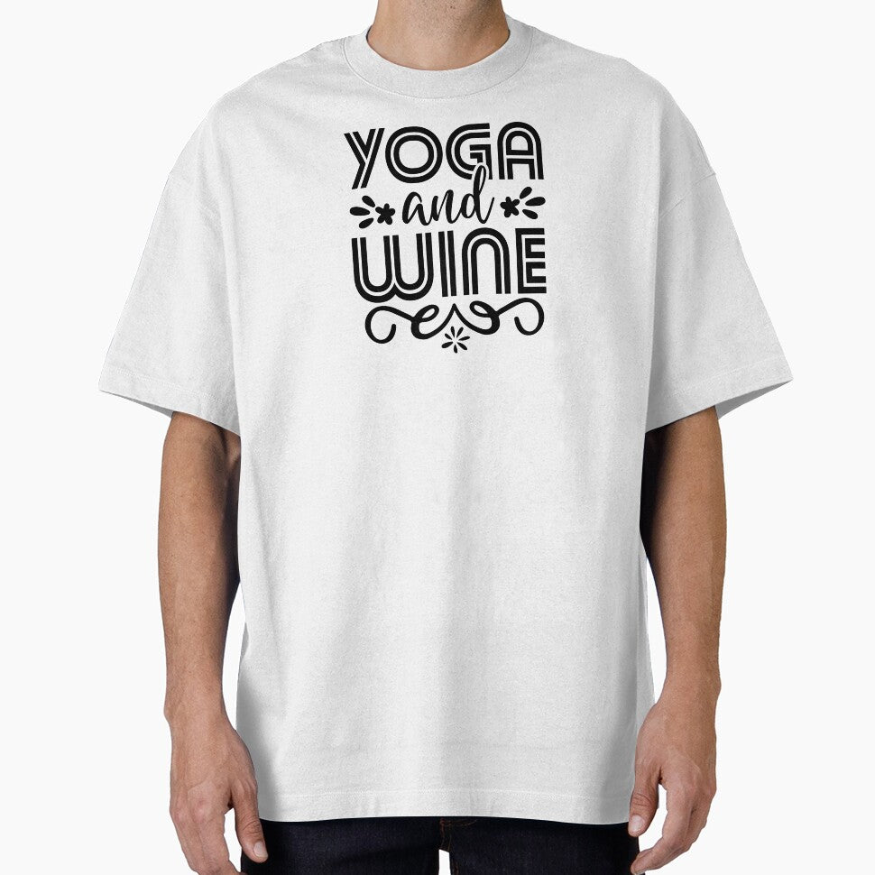 Yoga Quote Yoga and Wine Motivational Saying by SoccaTamam