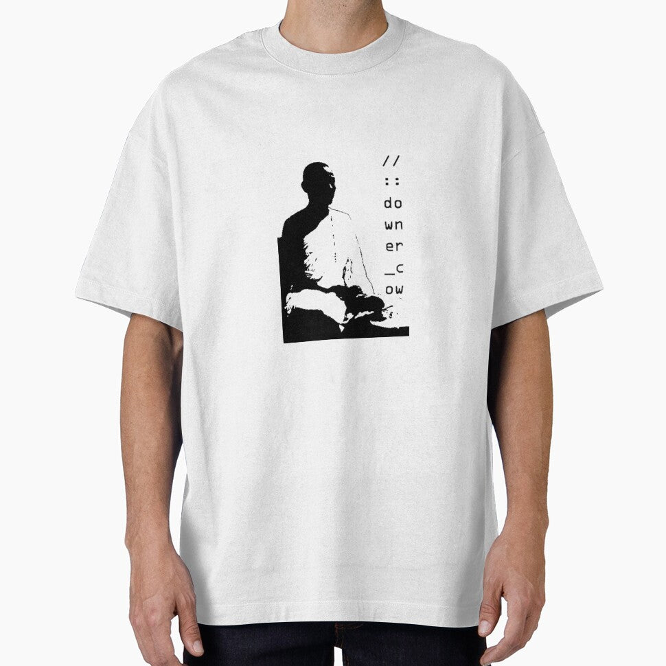 downer cow band t shirt zen edition by GlitchScape