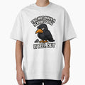 Grumpy Cartoon Crow – Funny Screw Loose Sarcasm Design by DailyDrivesct