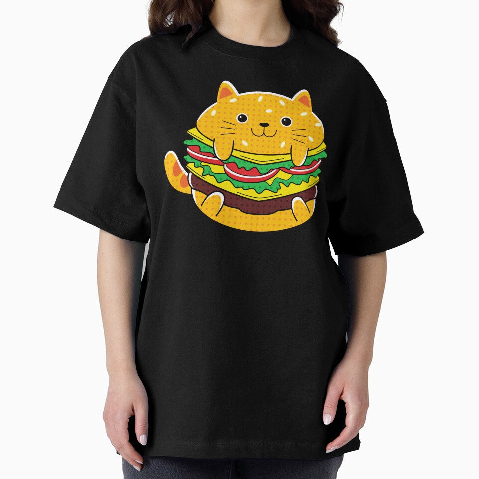 Cat Buns Yummy Kawaii Cat Burger by PosterpartyCo