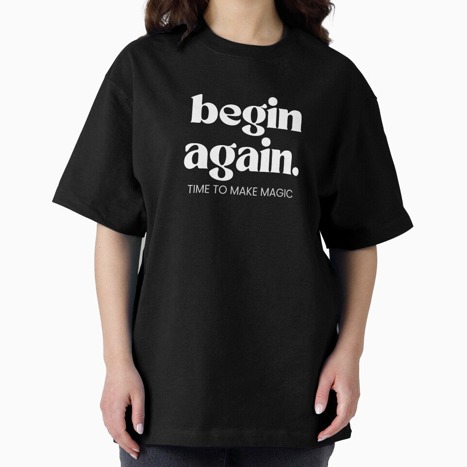 Motivation Quotes: begin again - Time to Make Magic by Zirrko