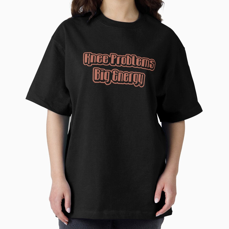Retro Bold Knee Problems Big Energy Typography by trepiu