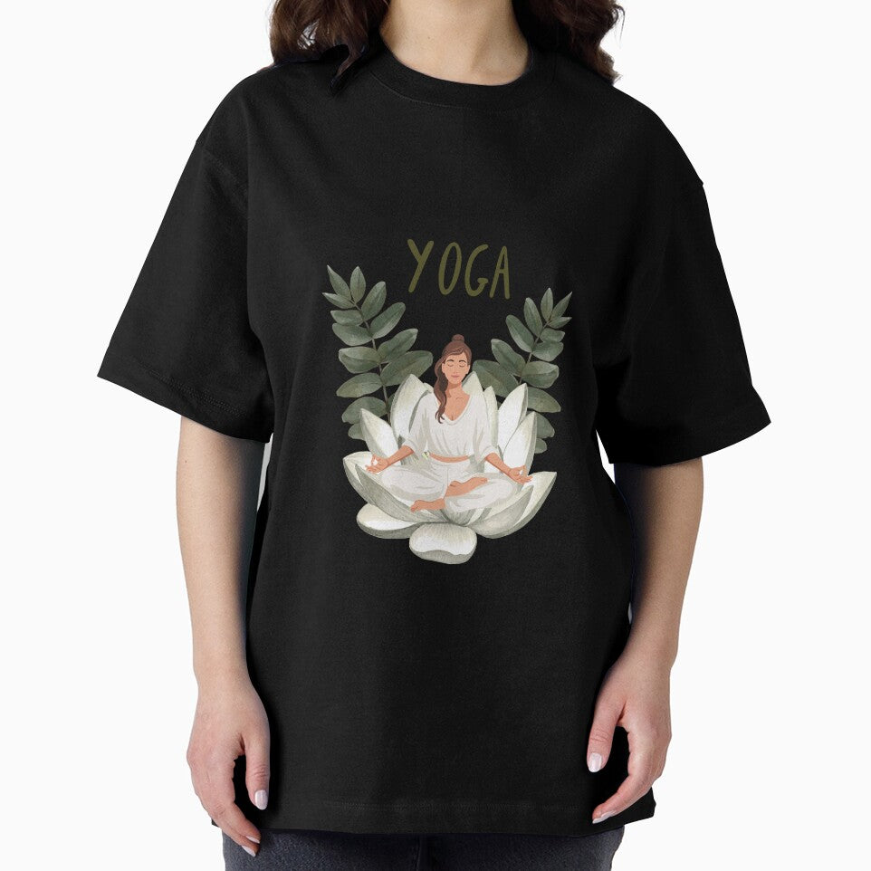 Lotus Yoga Pose Art by HBBS DESIGNS