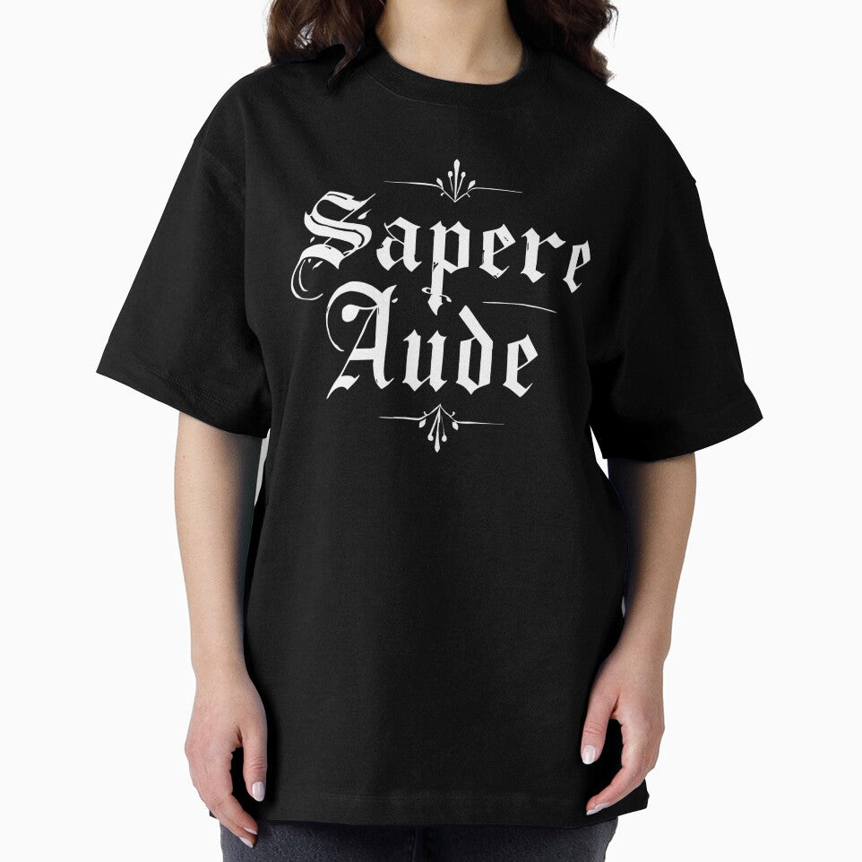 Sapere Aude Gothic Lettering Art by ChicTrendz