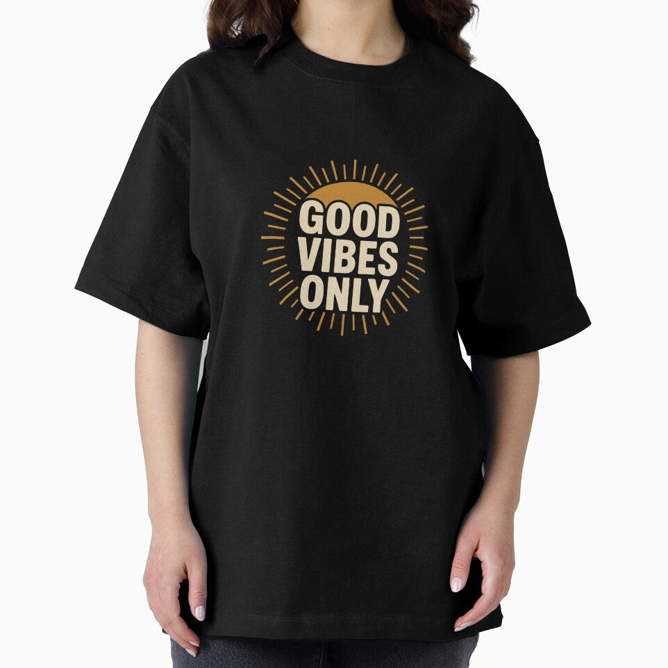 Good Vibes Only – Minimalist Sunburst Design by Silent Light Studio