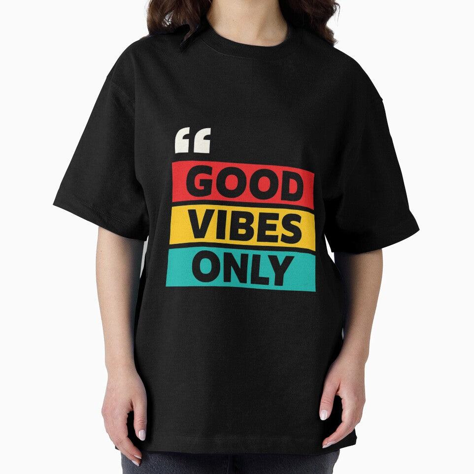 Good Vibes Only – Positive Motivational Quote Retro Design by ZAKE-store