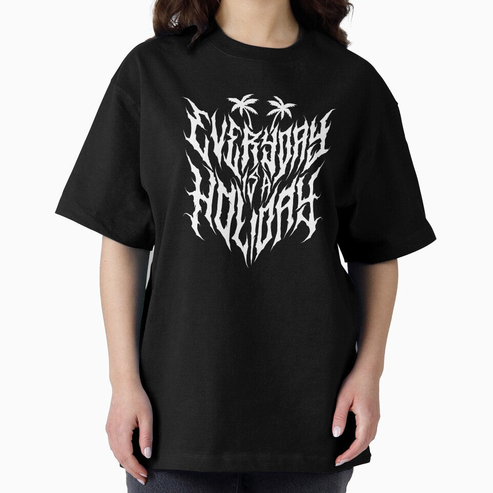 Everyday is a Holiday metal font style by Bariklana15