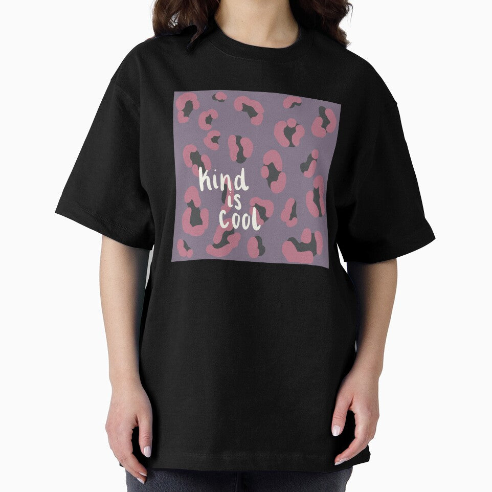 Kind Is Cool Pink and Purple Cheetah Print by faithprints