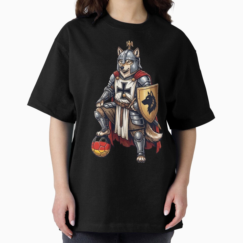 German Wolf Knight Fussball Soccer Player- Football Fan - Game Supporter German Team by BeaverFriends