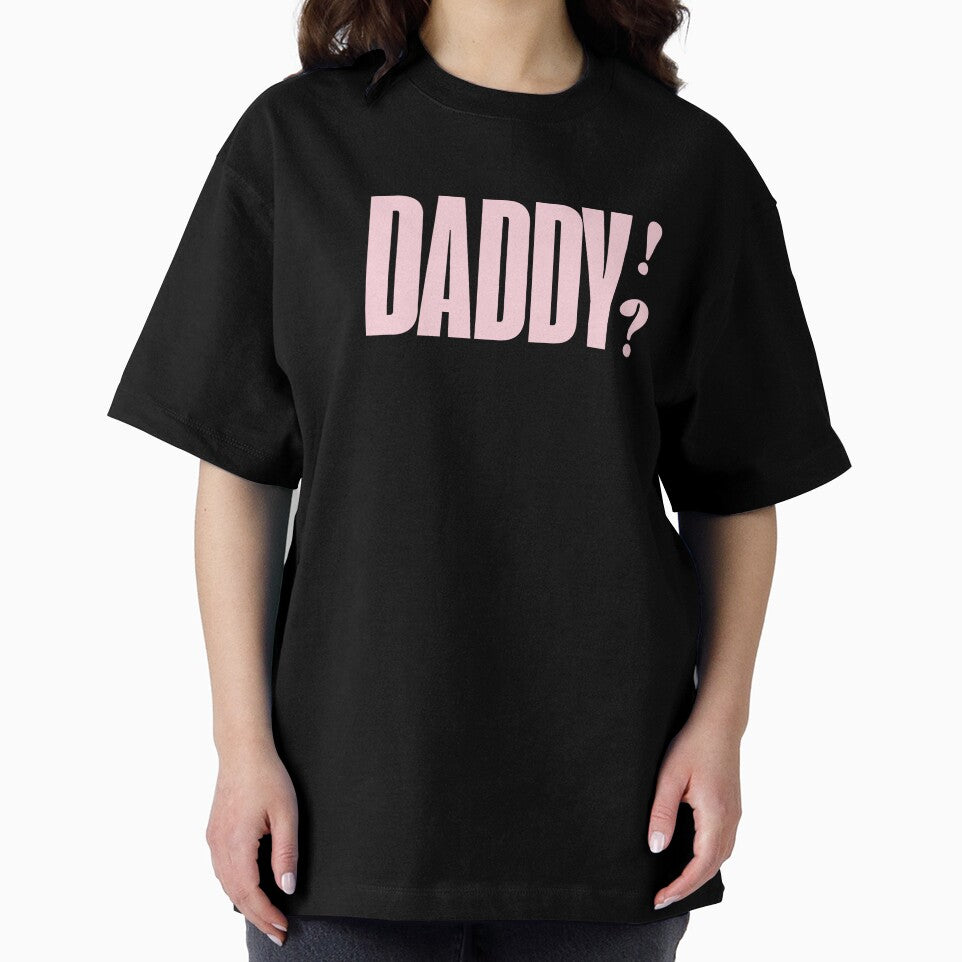 Daddy?! Aesthetic Pastel Pink Bold Lettering by eMKa82