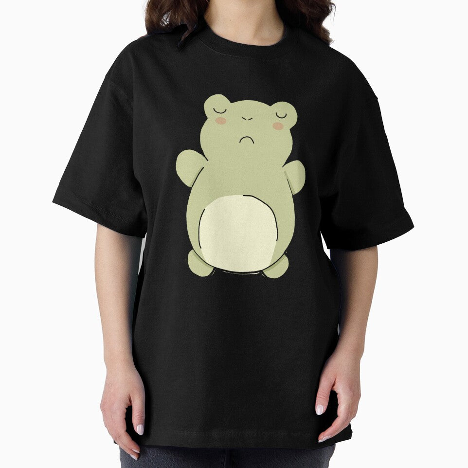 Adorable mad frog. Cute animal illustration. by NeurodiverseTea