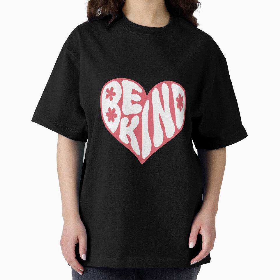 Be Kind Pink Heart Affirmation by tealborealis