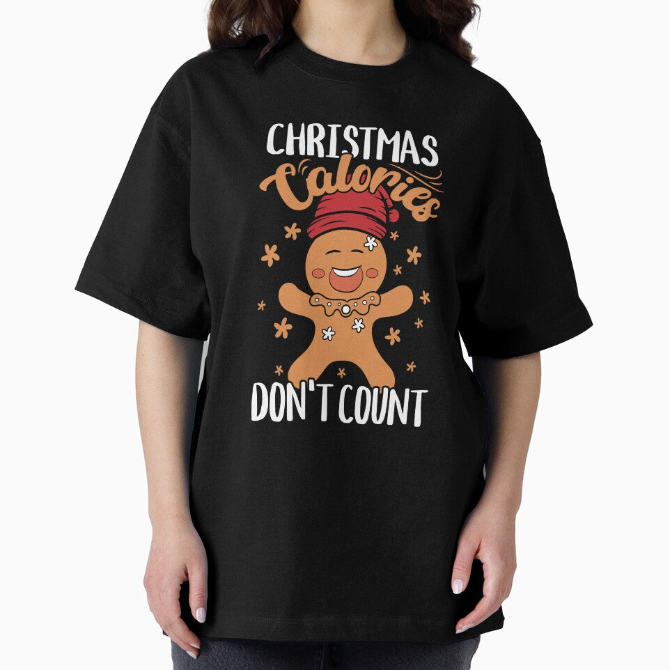 Funny Gingerbread Christmas Holiday Calories Don’t Count by PrintCrafting