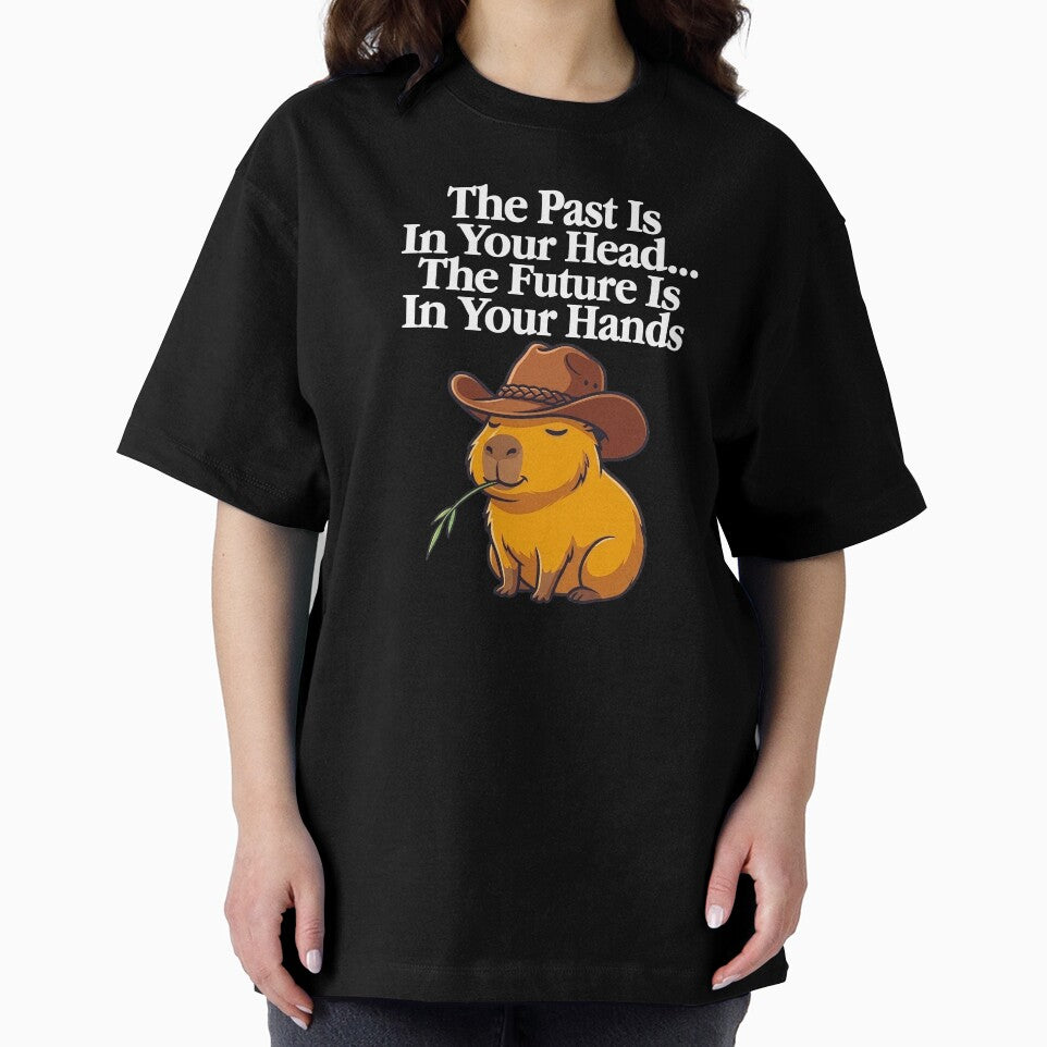Inspirational Cowboy Capybara Future Mindset by WAMTEES