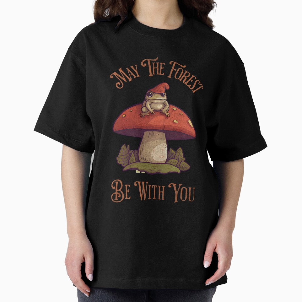 Goblincore Frog May The Forest Be With You by Asevera