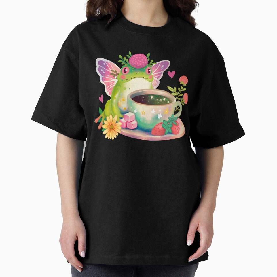 Frog Tea Party by PaintByRainbow