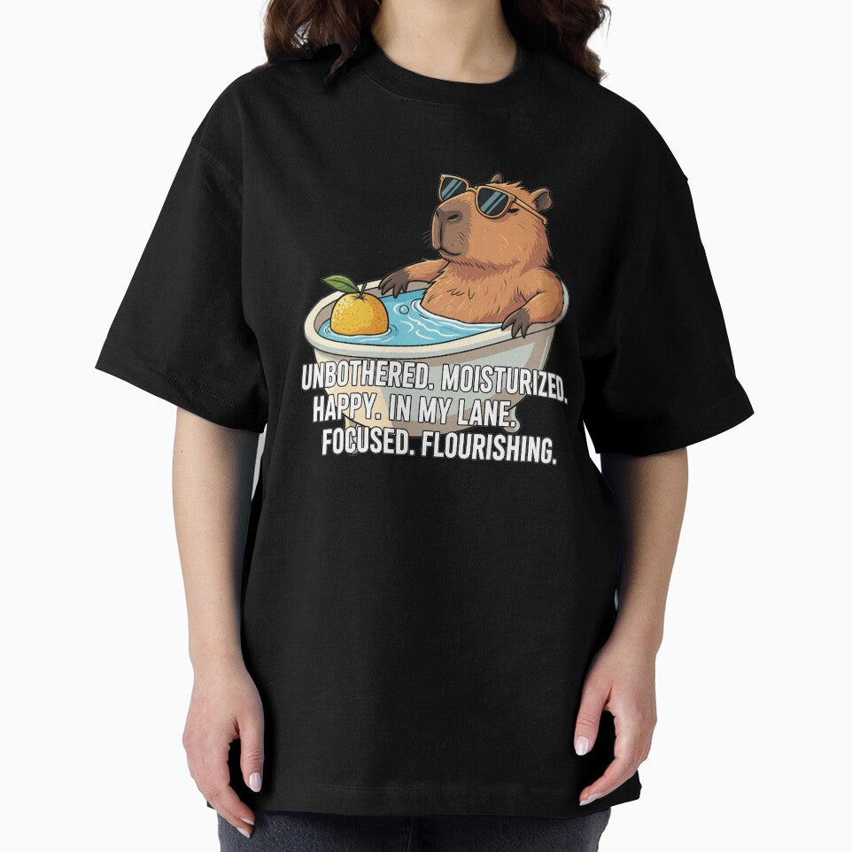 Funny meme - Unbothered, Moisturized Capybara - Zen Vibes by hamishby