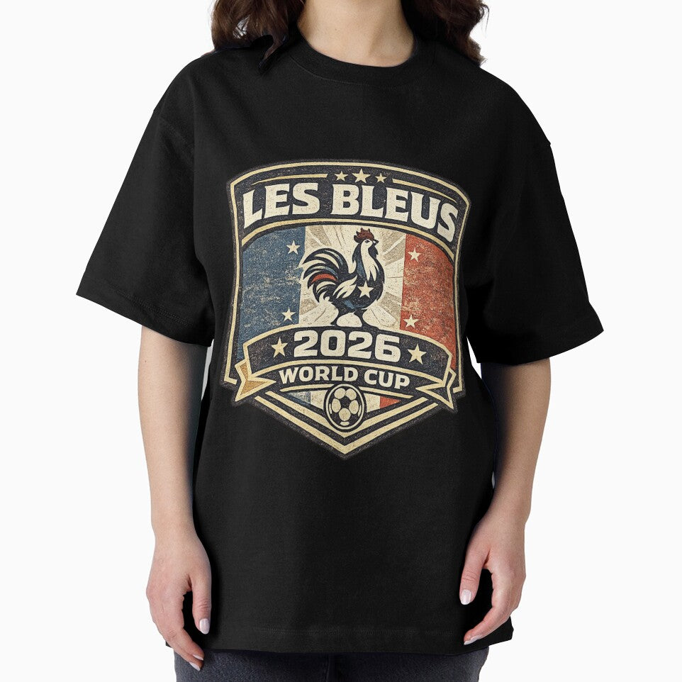 Les Bleus 2026 Vintage World Cup Football T-Shirt by ArthUpscale