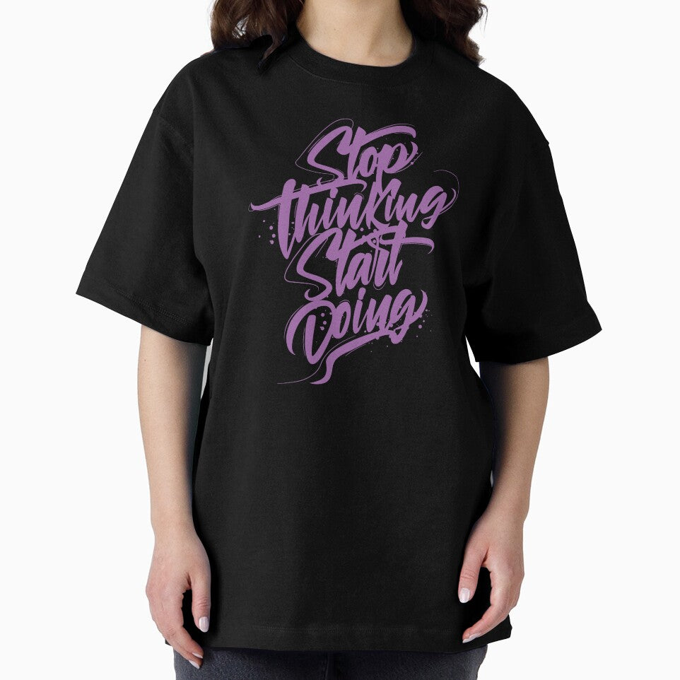 Stop Thinking Start Doing Graffiti Typography by andry01