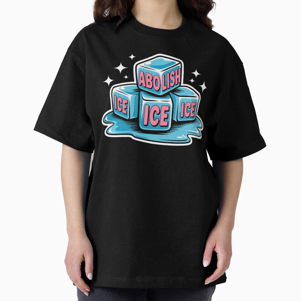 Abolish Ice Funny Typography – Bold Statement Graphic Design by C3J7