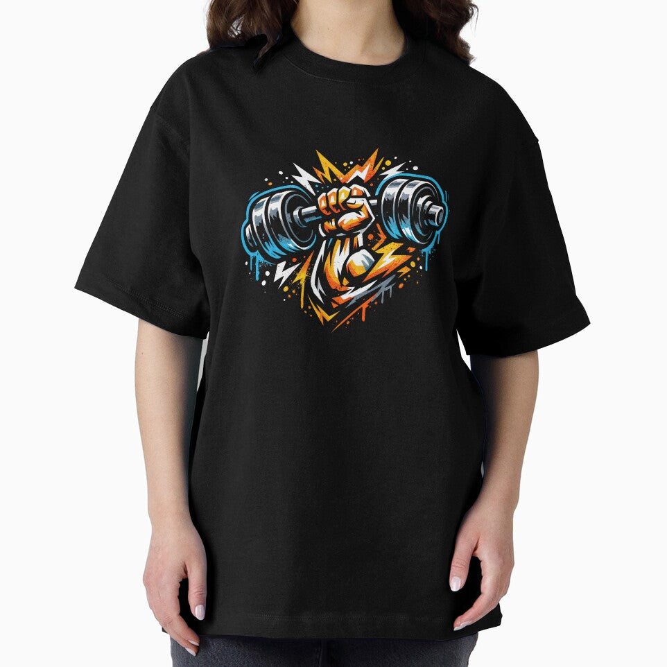 Power Surge – Dynamic Dumbbell Art by ForeverPrintsOK