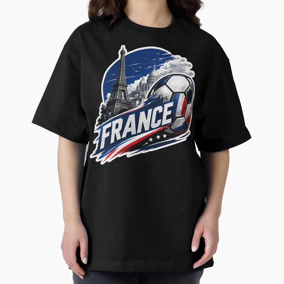 France Football Sticker for Fans Who Love Iconic Football Culture | Minimal Soccer Design by shlepyart