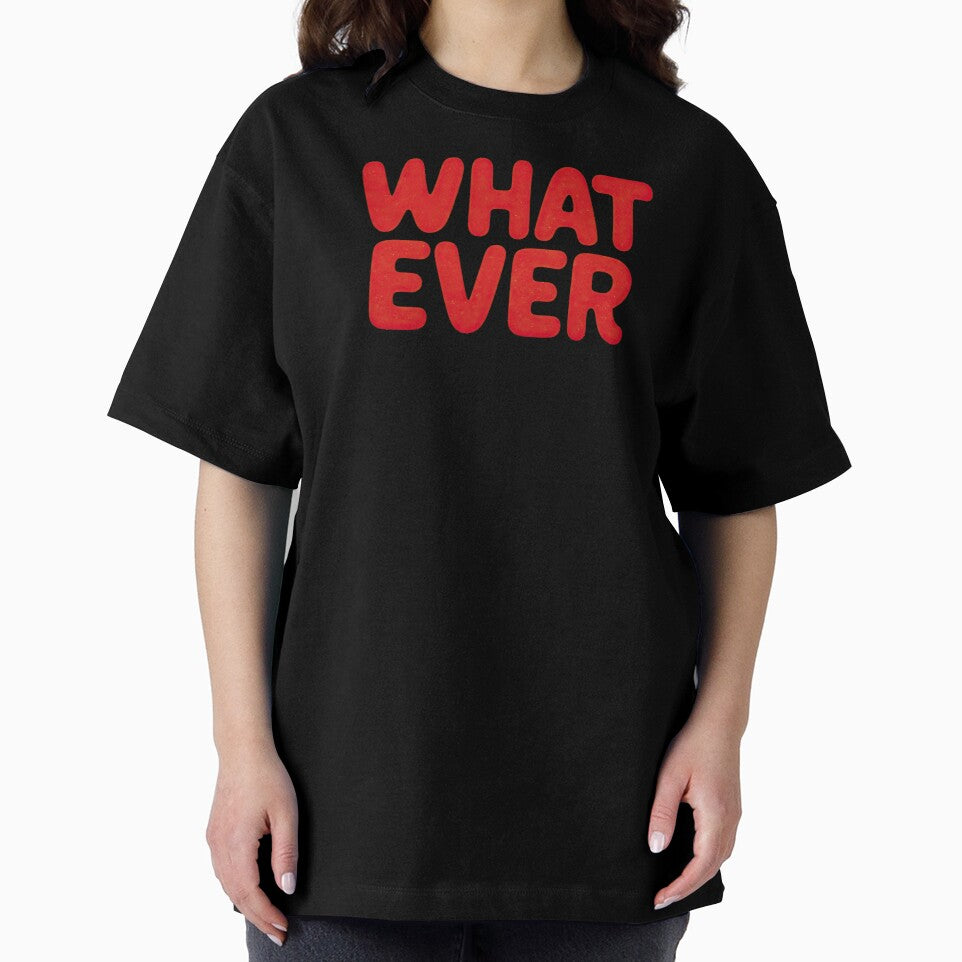 Whatever — Bold Red Attitude Text by TheMemeVault