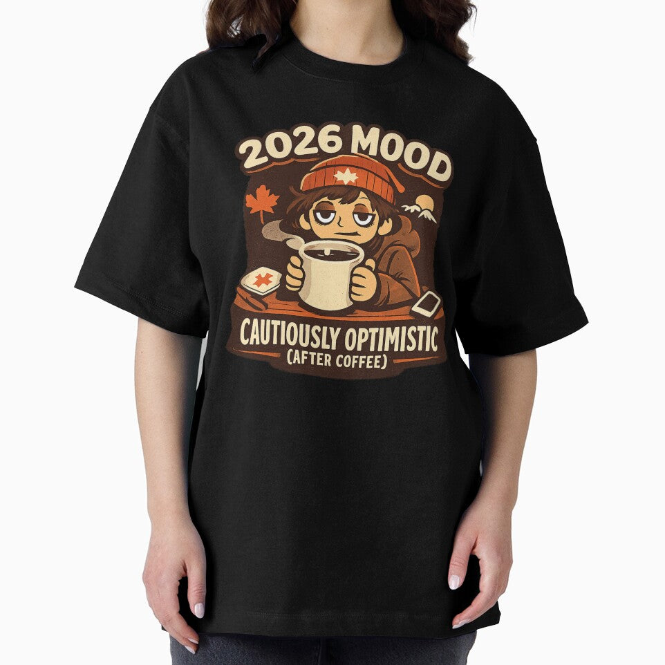 Mood 2026 Cautiously Optimistic (After Coffee) – Illustration Canadian Winter Coffee by mocci10