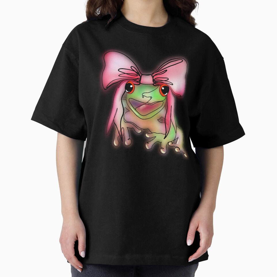 Cute Cottagecore Frog with Big Pink Bow – animalzinhats by Ashley’sAnimalz