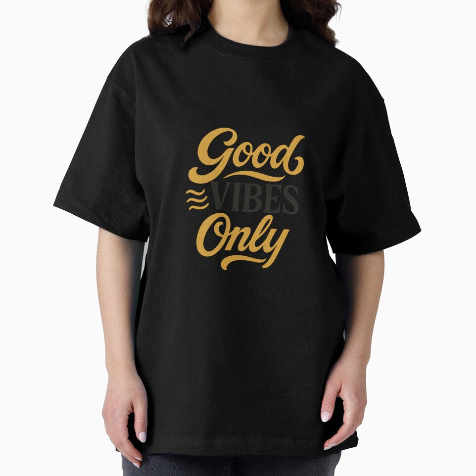 Good Vibes Only – Positive Quote Design for T-Shirt, Clothing, Gifts & Aesthetic Decor by Wear-Haus