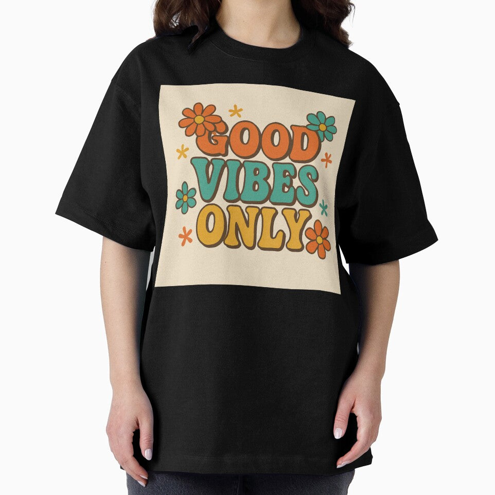Good Vibes Only Retro Style by Byarasstudio