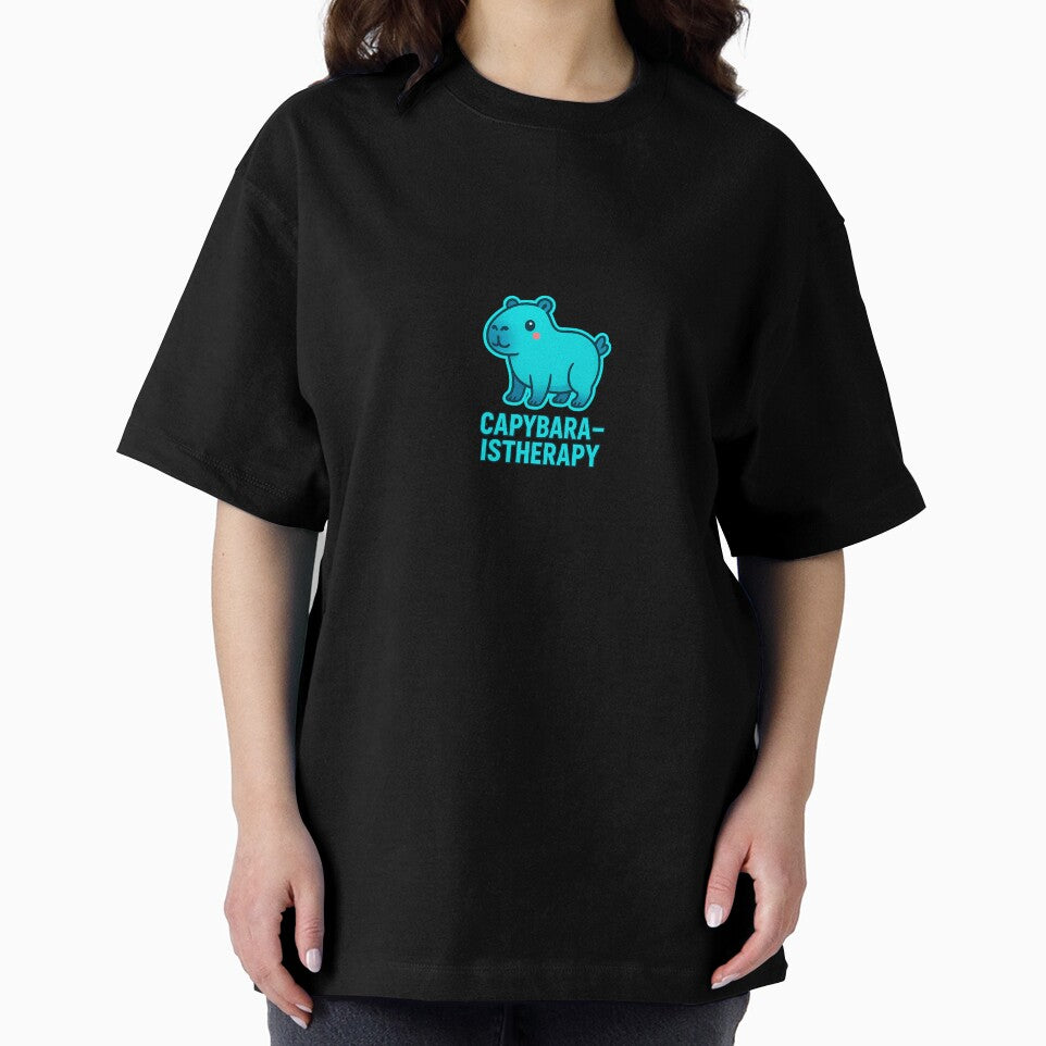 Capybara Is Therapy – Cute Relaxing Capybara by CyberCharm