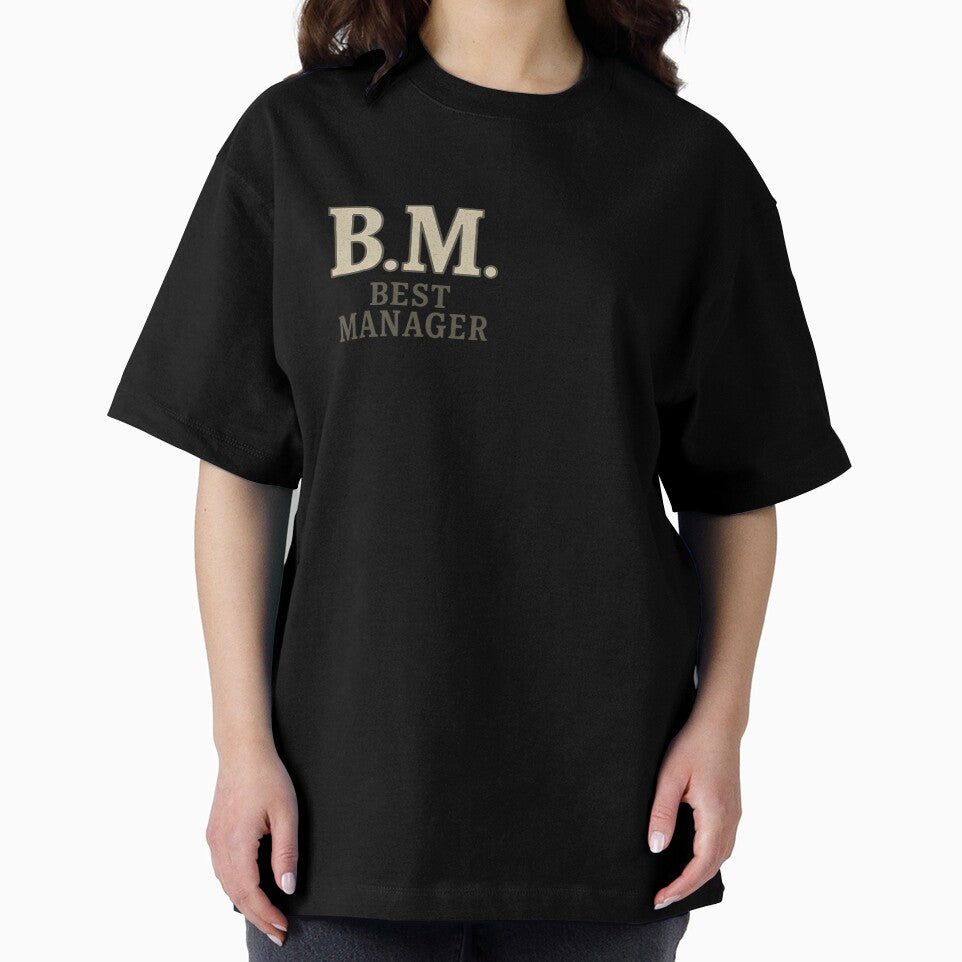 Best Manager – Bold Statement Tee by BB Design Garage