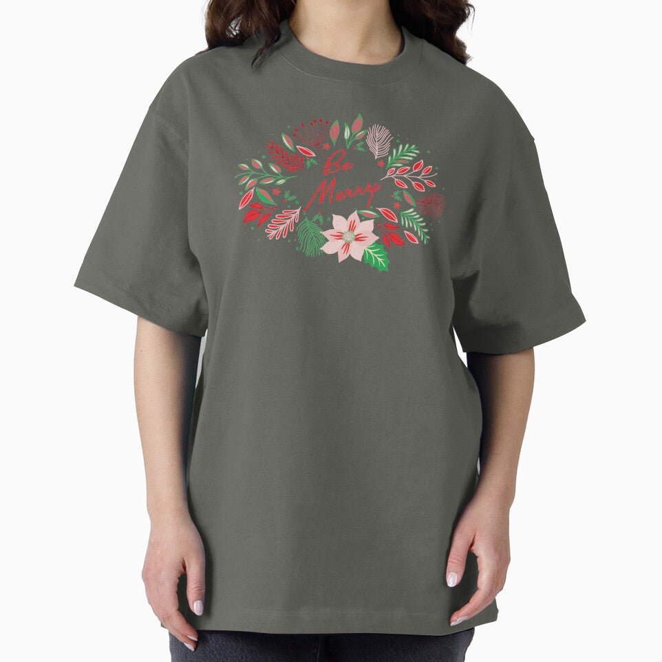 Be Merry Holiday Florals by SharksOnShore