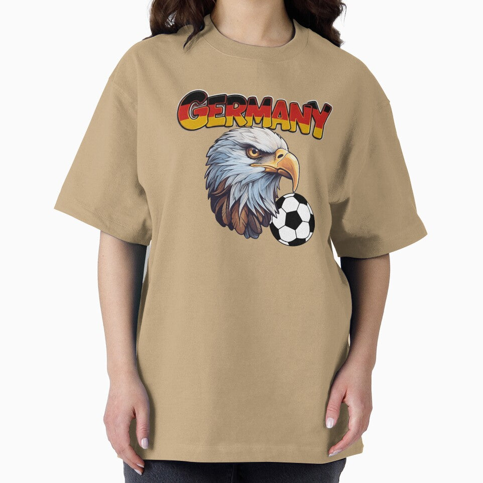 Germany Eagle Sports Mascot Soccer T-Shirt by Sarah'sCreativeLab
