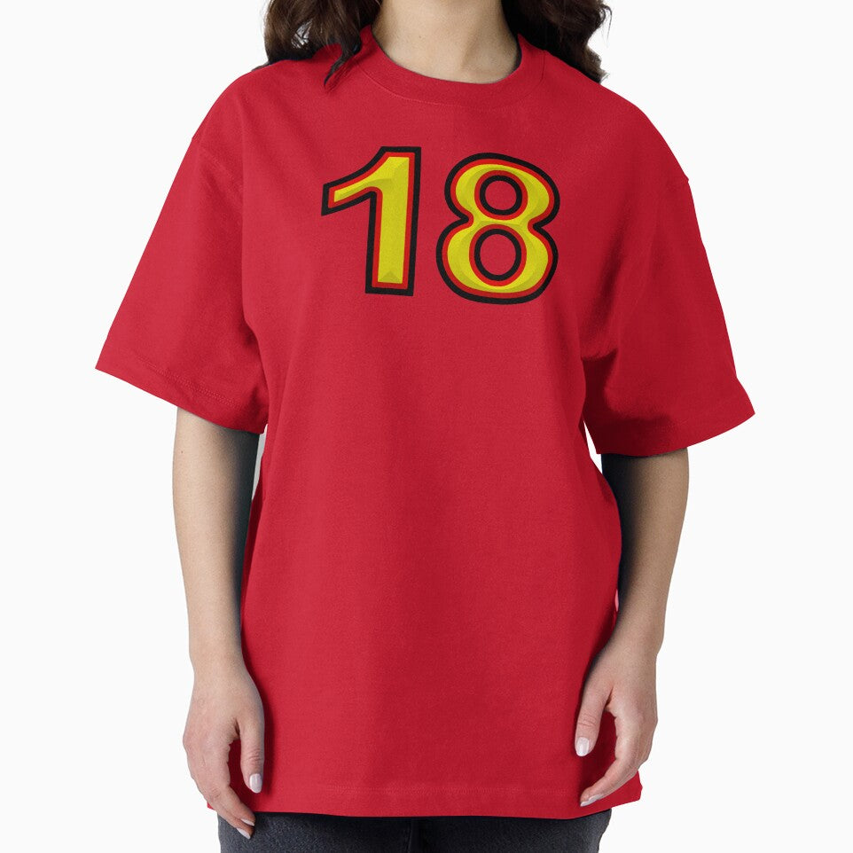 Design Eighteen with 3D effect - German colors red yellow black by Segasprojects