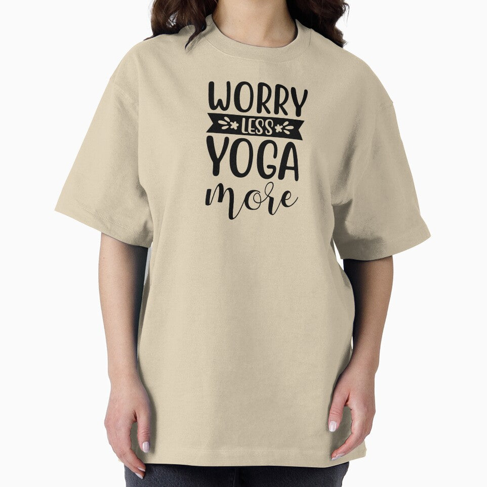Yoga Quote Worry Less Yoga More Motivational Saying by SoccaTamam