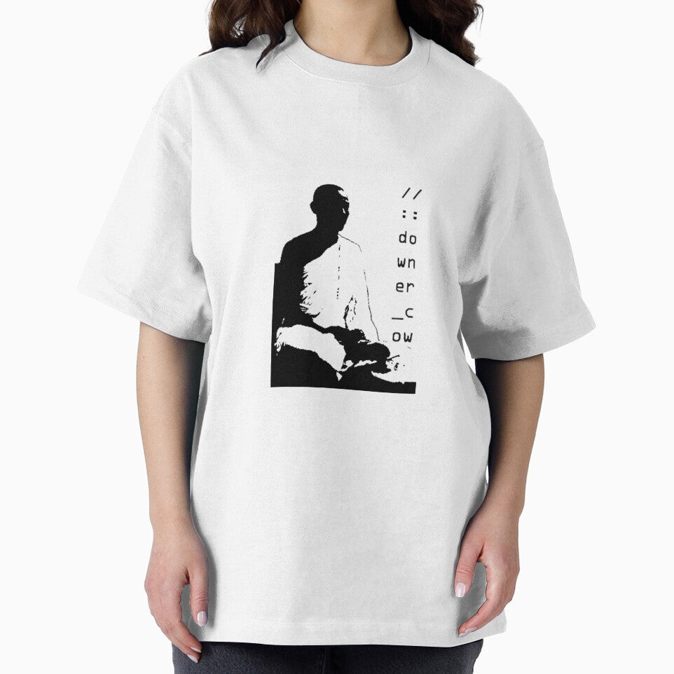 downer cow band t shirt zen edition by GlitchScape