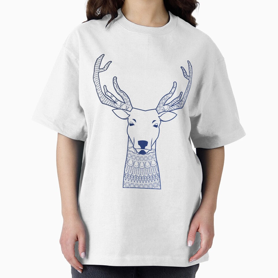 Mandala Deer | yoga top by PetrKad