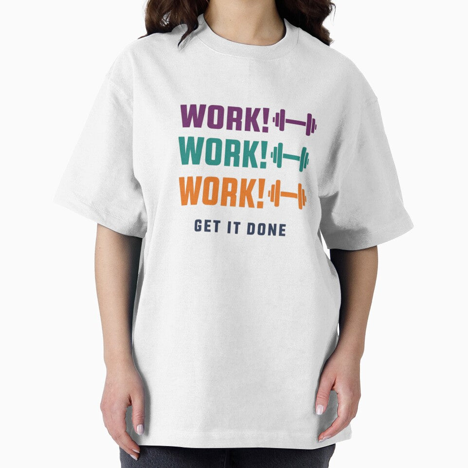 Work Motivation Typography – Get It Done Gym & Hustle Design by IvannaMoroz