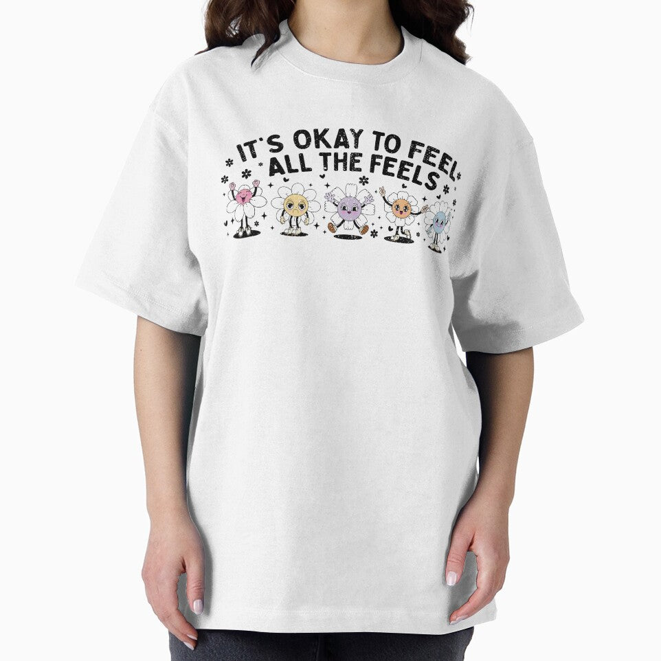 It's Okay to Feel All The Feels Mental Health Awareness Self Care Positive Affirmation Speech Therapy by LessIsLoud