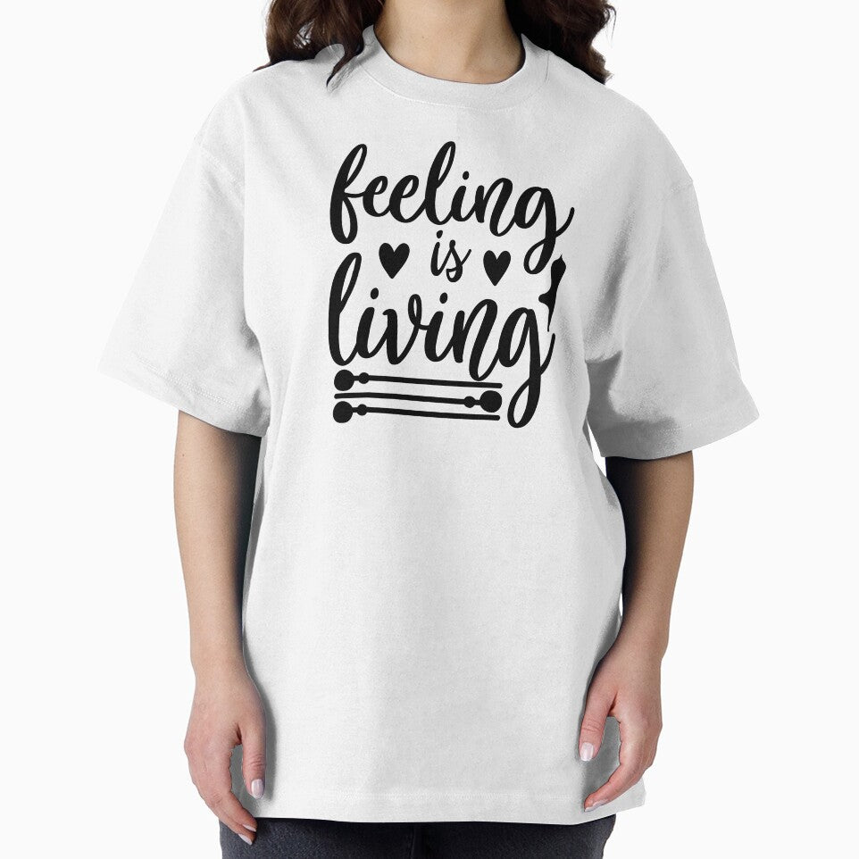 Yoga Quote Feeling Is Living Motivational Saying by SoccaTamam